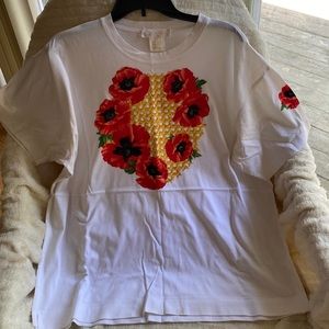 Escada Beautiful Print Cotton Tee Made in Germany 🇩🇪